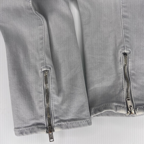 J Brand Women’s Cropped Zip light gray denim jeans - size 29 - Picture 8 of 10